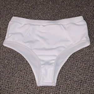 High waisted bathing suit bottom